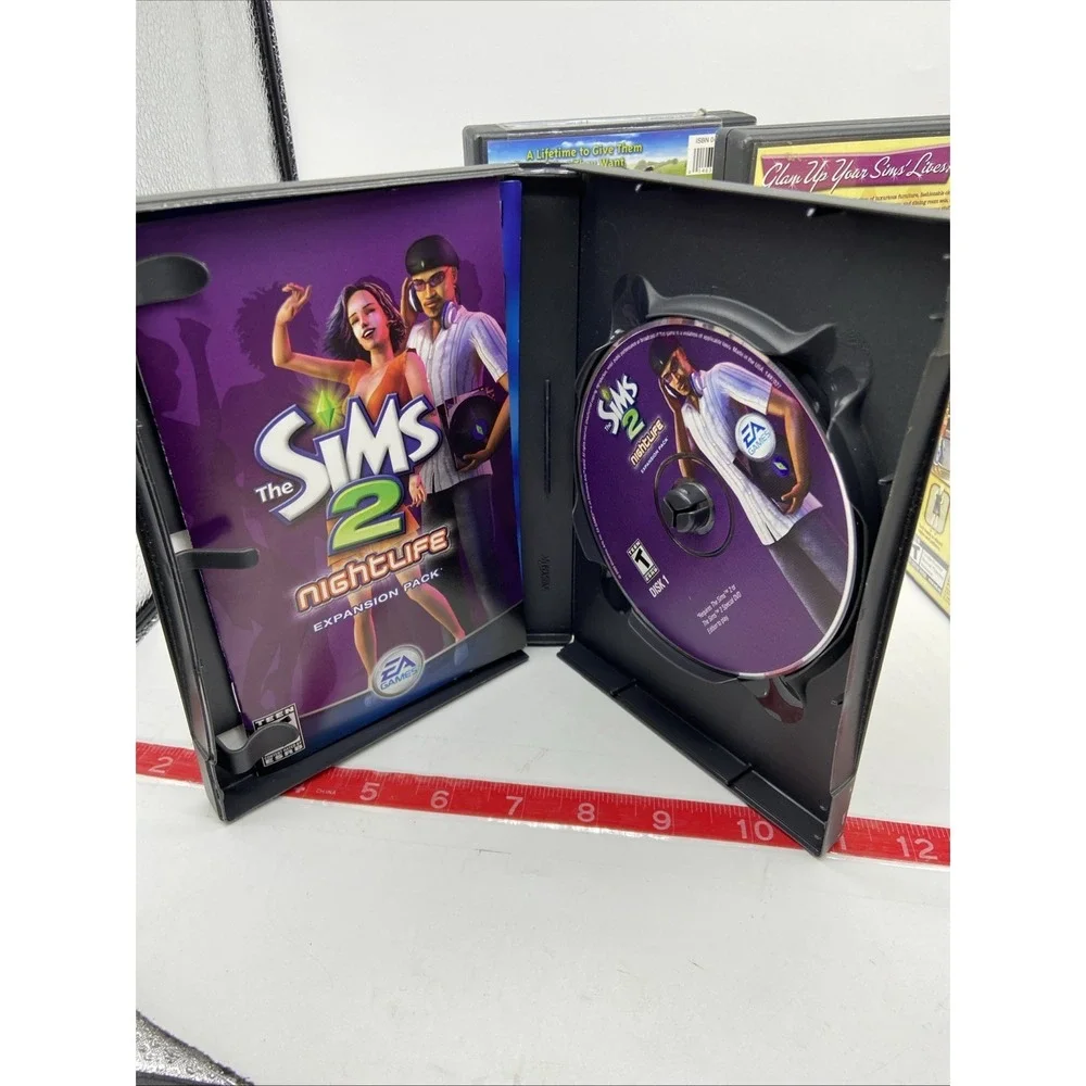 The Sims 2 PC Lot of 5 Games Seasons Nightlife Double Deluxe Glamour Fashion